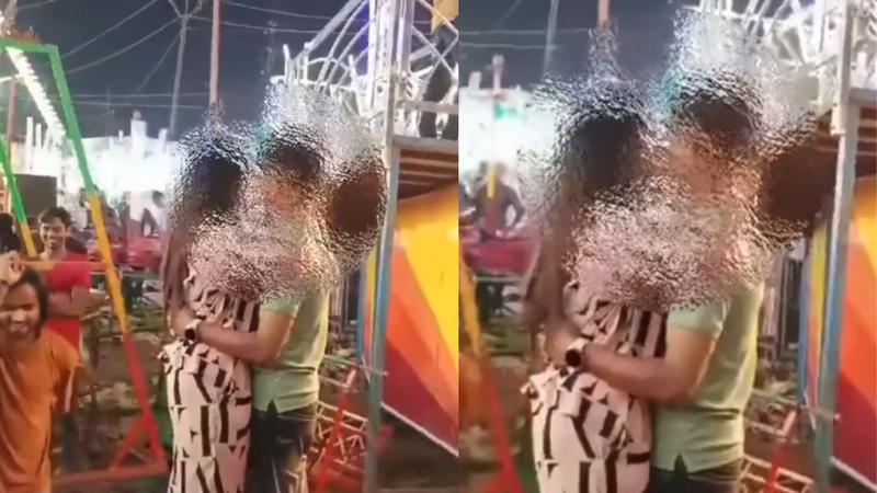 Couple Kiss Viral Video