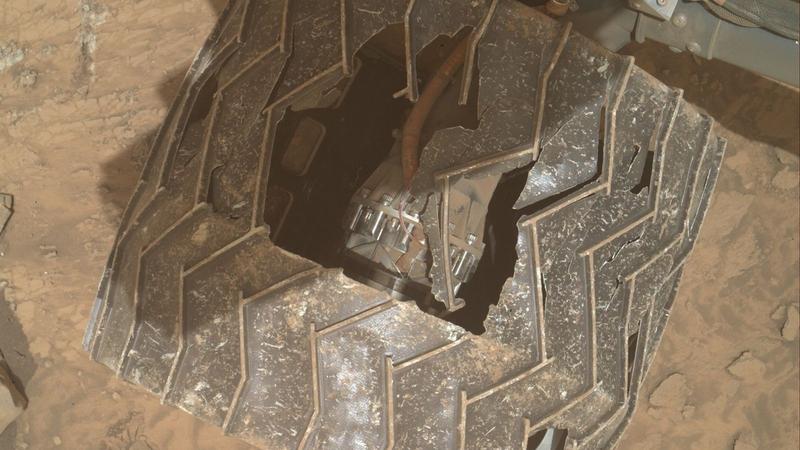 Curiosity Rover Endures "Worst Abuse" on Mars as NASA Shares Wheel Check Photo