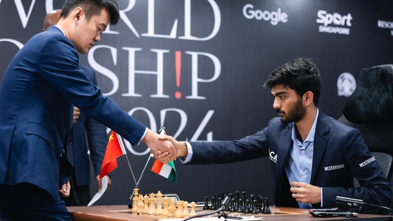 D Gukesh vs Ding Liren