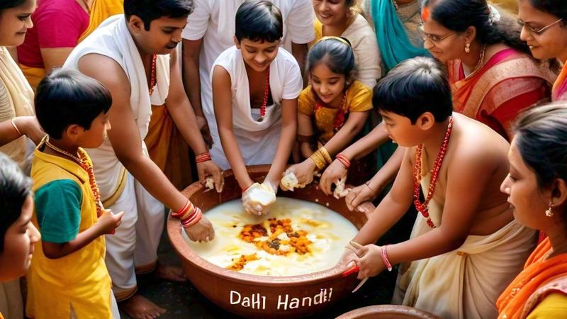 Dahi handi festival