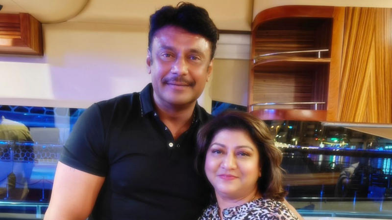 Darshan with Malashree.