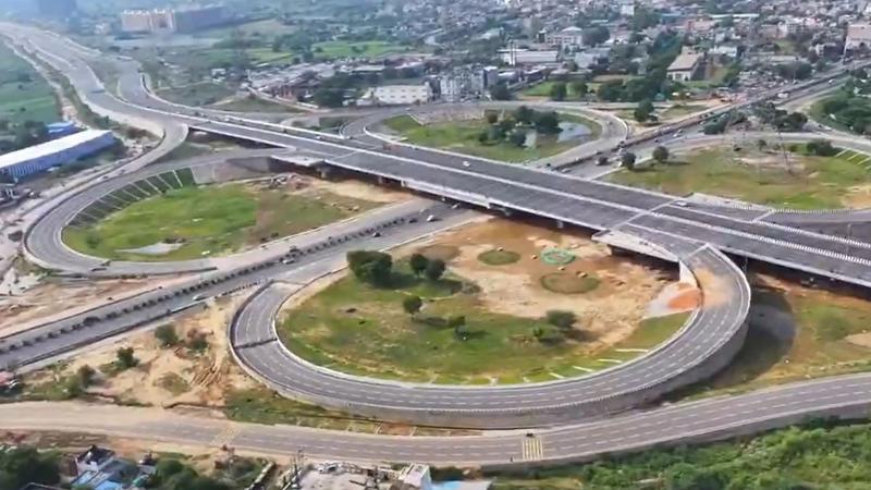 Delhi-Dehradun Expressway Visuals shared by Nitin Gadkari