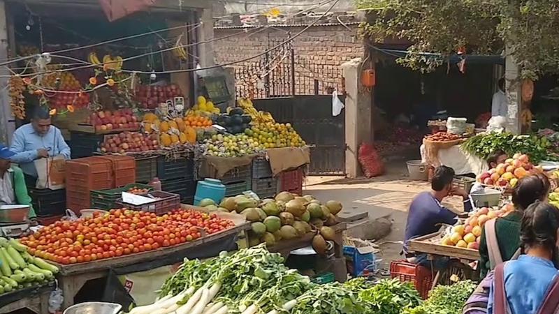 delhi vegetable market