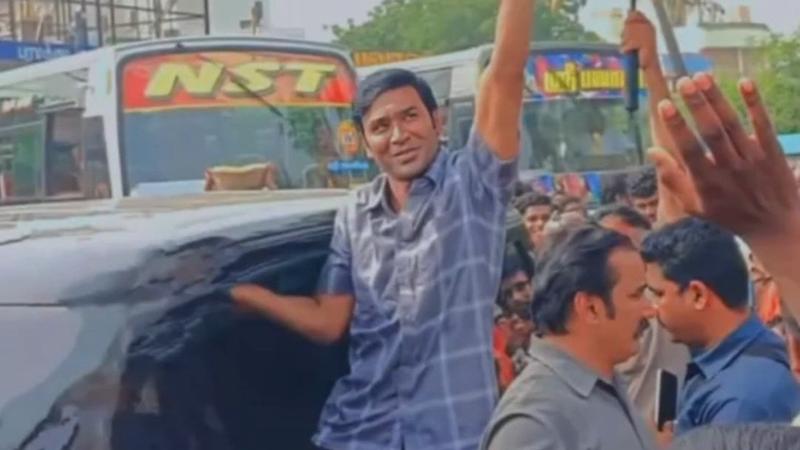 Dhanush's photo from Idly Kadai set goes viral.