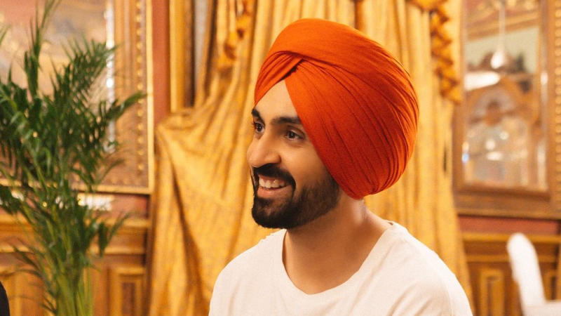 Diljit Dosanjh visited a gurudwara in Hyderabad on Guru Nanak Jayanti