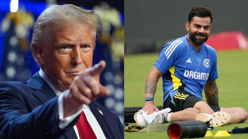 Donald Trump, Virat Kohli