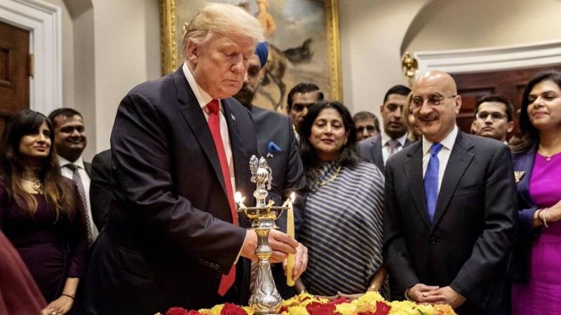 Donald Trump wishes Happy Diwali