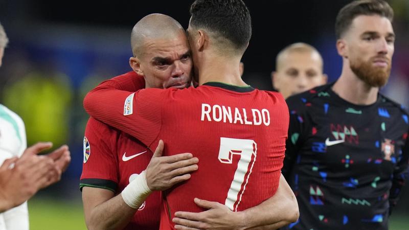 Cristiano Ronaldo and Pepe