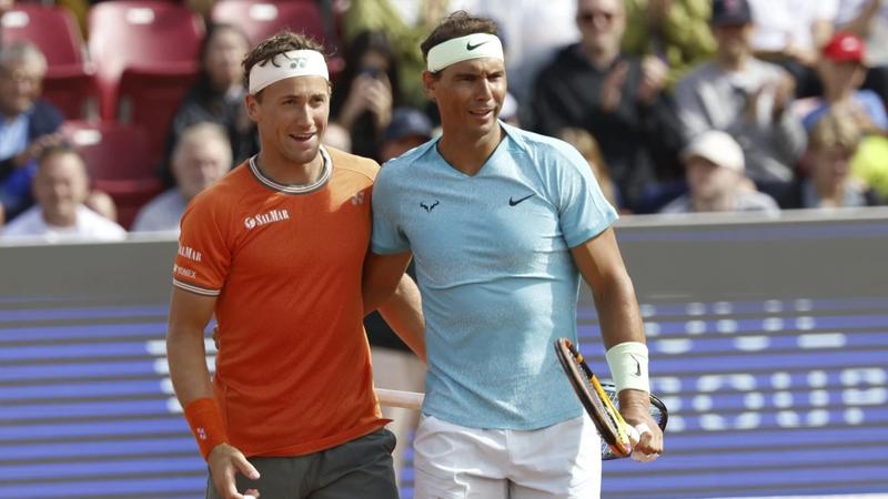 Rafael Nadal and Casper Ruud