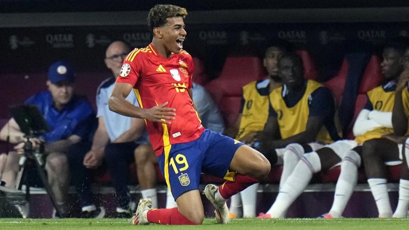 Lamine Yamal influences Spain's win over France in EURO 2024.