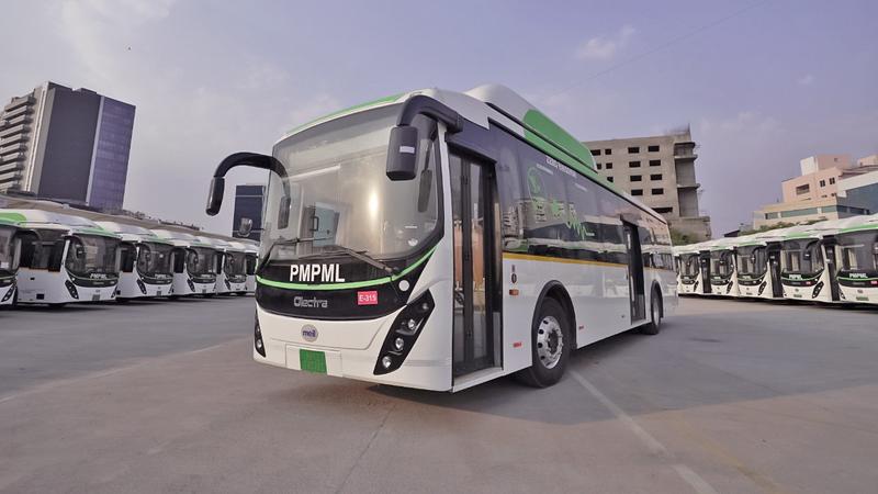 e-bus service has been made available at Ajanta Caves