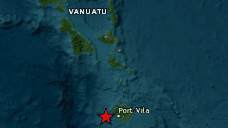 Earthquake in near Port Vila