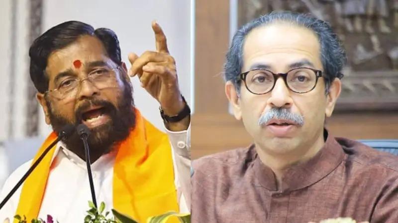 Eknath Shinde and Uddhav Thackeray 