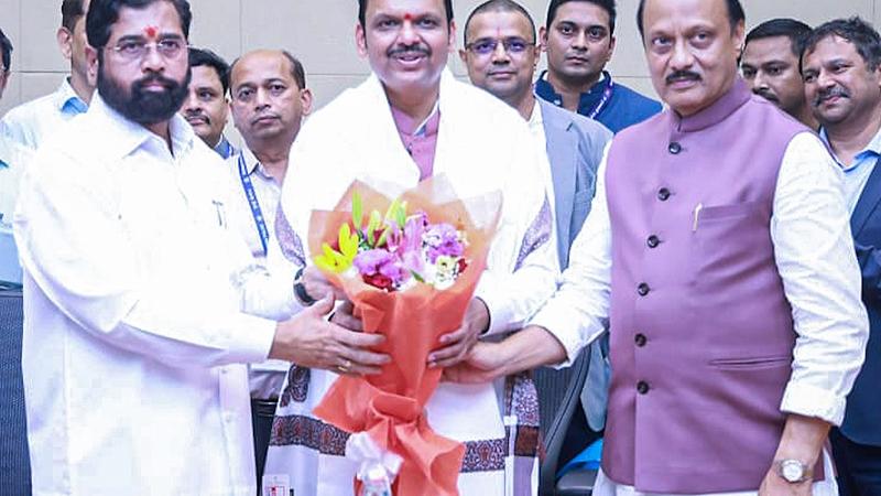 Maharashtra CM Devendra Fadnavis Deputy CM Eknath Shinde and Ajit Pawar