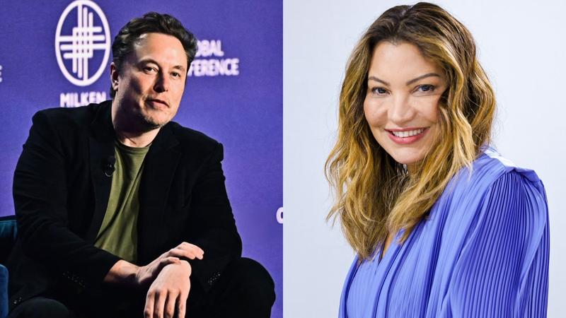 Elon Musk and Brazil's first lady, Rosangela Janja 