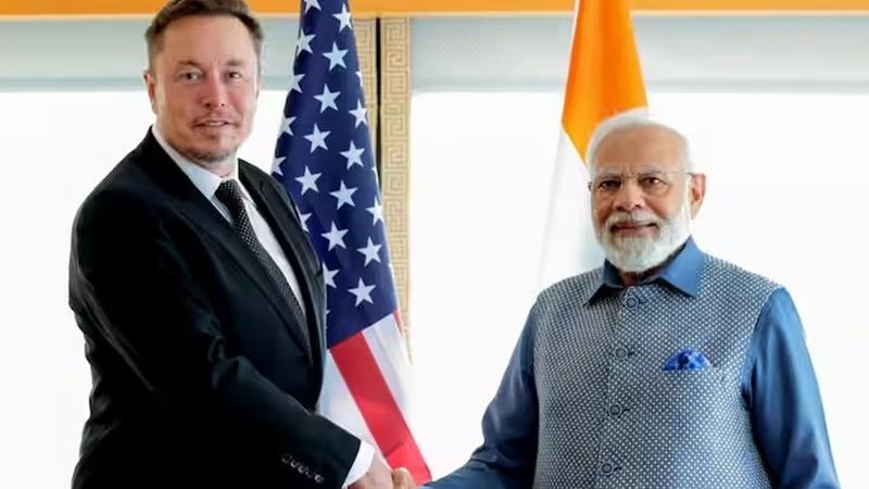 Elon Musk PM Modi