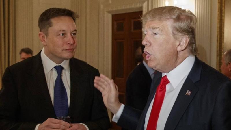 Elon Musk with Donald Trump