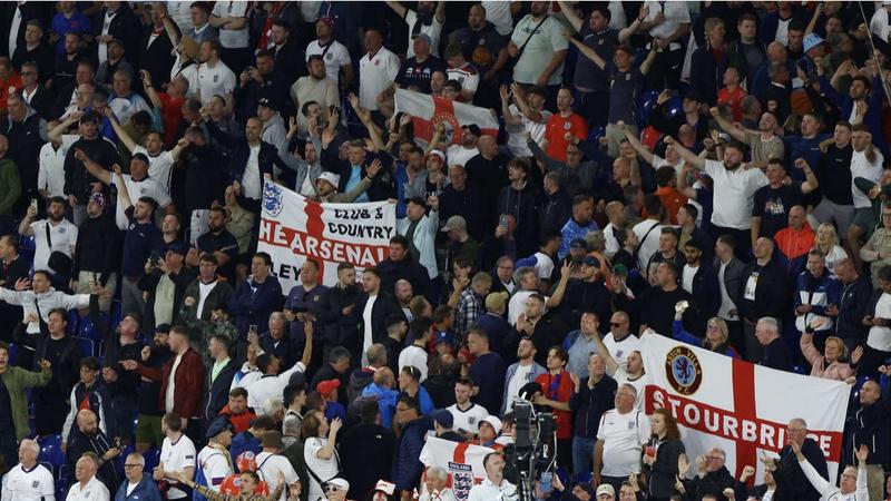 England fans at Euro 2024