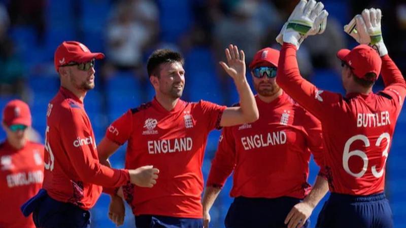 England cricket team in action at T20 World Cup 2024