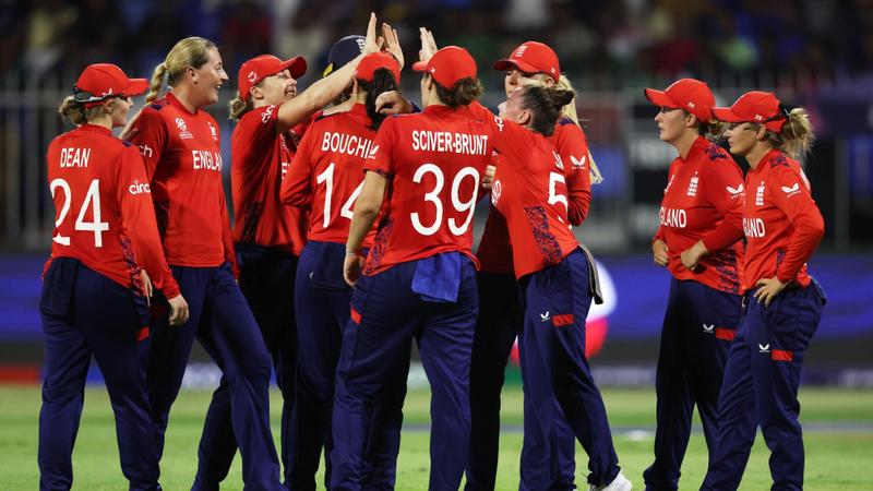 england strengthened its claim for the semifinals by defeating south africa by seven wickets