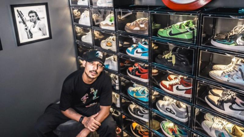 Fashion Enthusiast Rohit Zinjurke Goes Live to Display His Shoe Collection