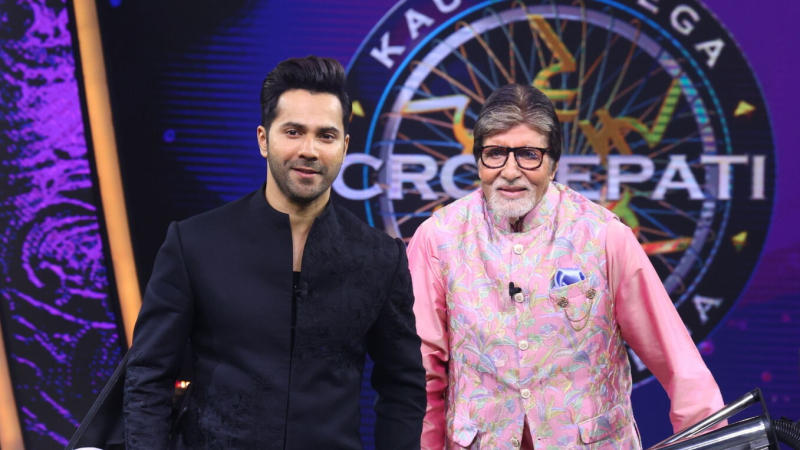 File photo of Amitabh Bachchan and Varun Dhawan