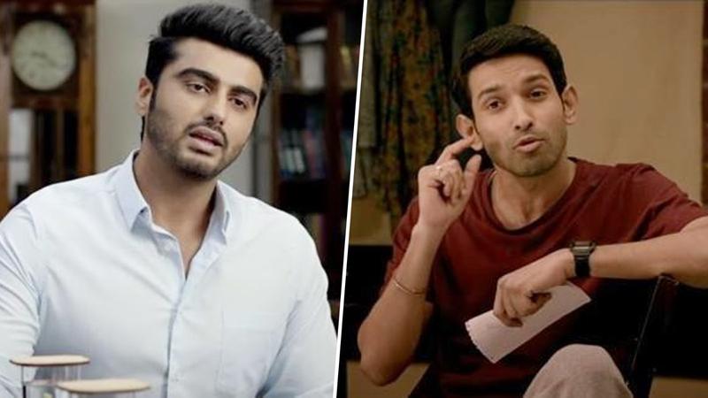 File photo of Arjun Kapoor and Vikrant Massey from film Half Girlfriend