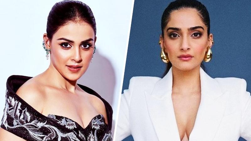 File photo of Genelia D'Souza and Sonam Kapoor