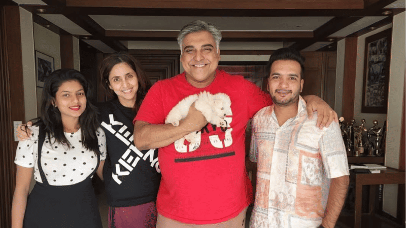 File photo of Ram Kapoor with family 