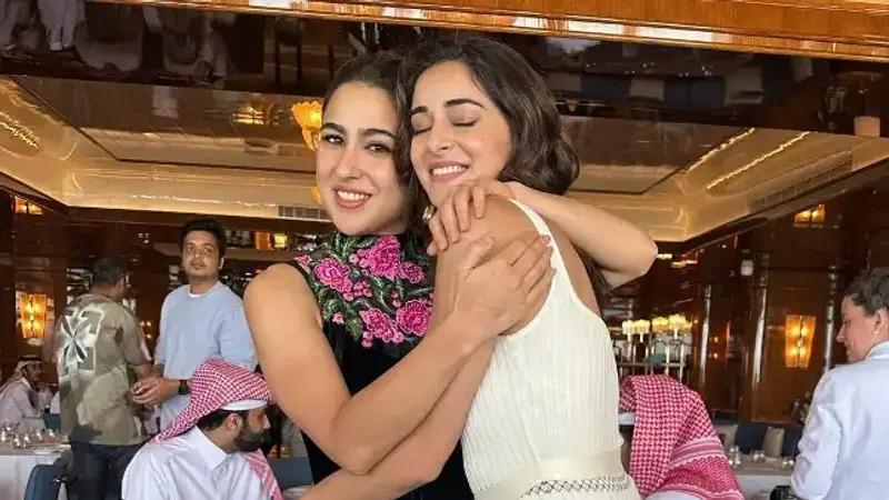 File photo of Sara Ali Khan and Ananya Panday