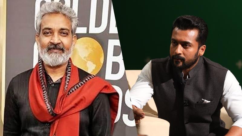 File photo of Suriya and Rajamouli