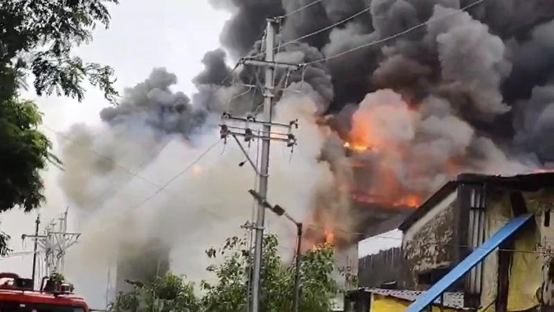 Fire at Shopping Mall complex in Maharashtra's Palghar