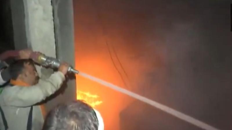 Fire at plastic factory in Gwalior