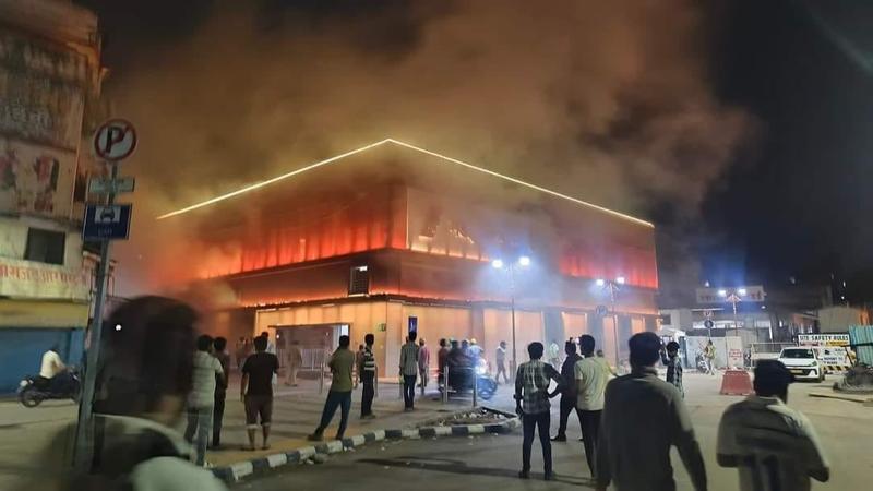 Fire breaks out at Mandai Metro Station in Pune