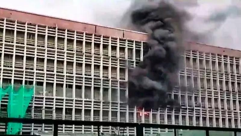 Fire in AIIMS Hospital Building, Delhi