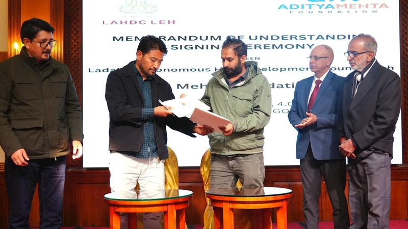 First ever high altitude Para Centre in the world to feature 29 Para Sports; Ladakh Autonomous Hill Development Council & Aditya Mehta Foundation sign historic MOU