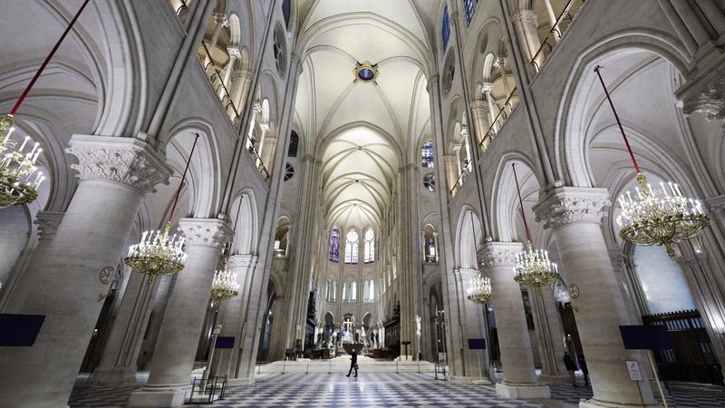 first glimpse inside Notre Dame Cathedral after 5 years under wraps