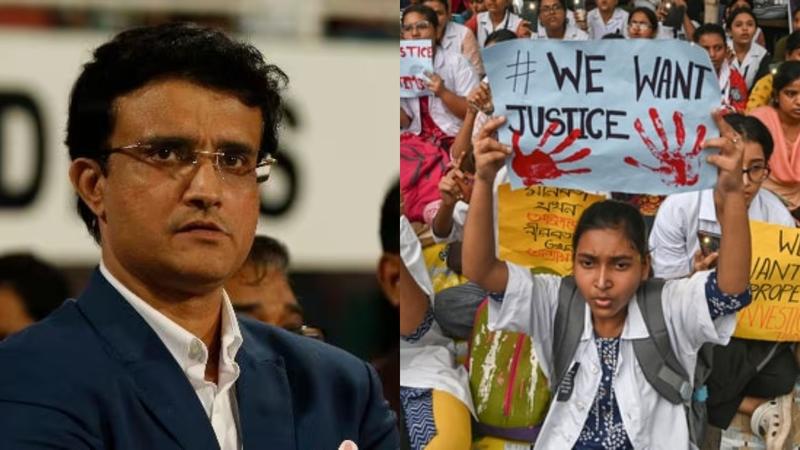 former indian cricketer sourav ganguly angry over kolkata doctor rape case