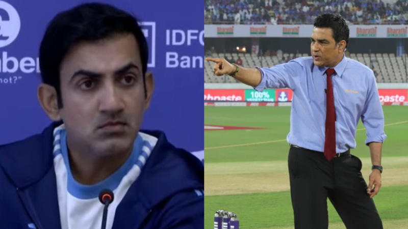 Gautam Gambhir and Sanjay Manjrekar