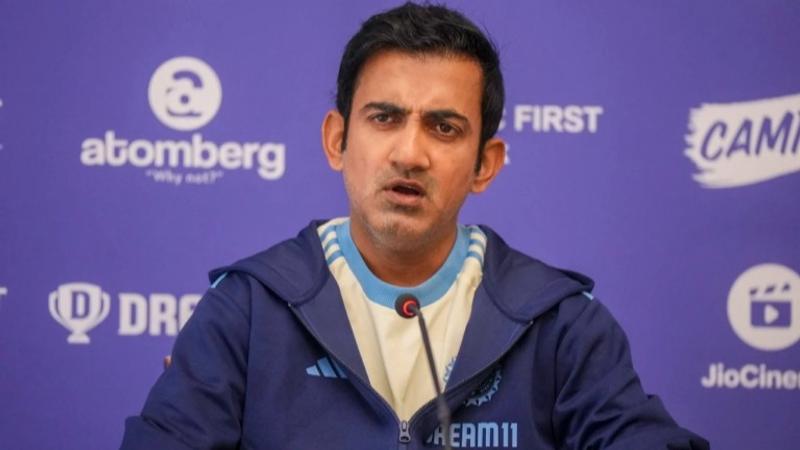 Gautam Gambhir speaks to the media ahead of BGT 2024