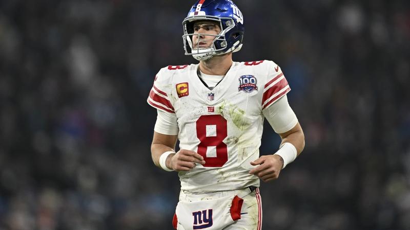 Giants bench QB Daniel Jones