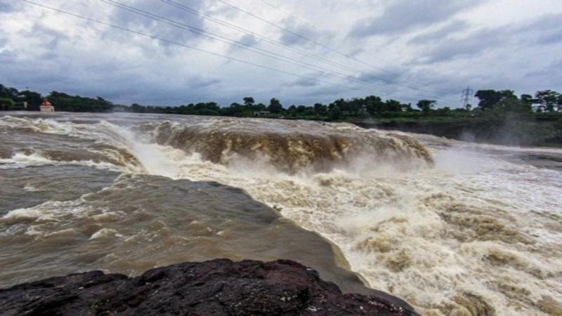 Godavari River in Spate as Rains Lash Nashik District