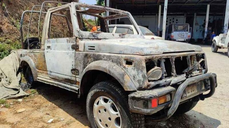 Government Vehicle Torched in Shillong: Investigation Underway