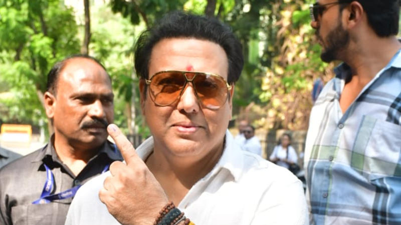 Govinda casts his vote for Maharashtra elections