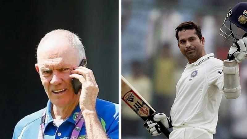 Greg Chappell and Sachin Tendulkar