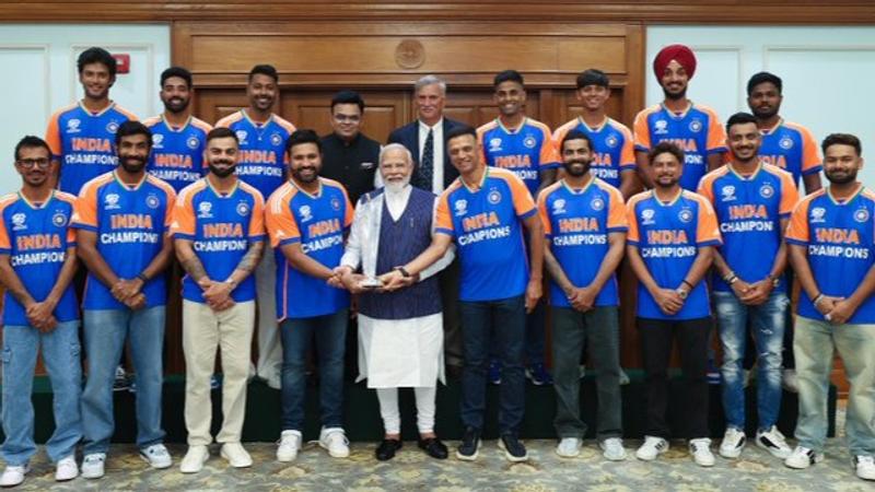 Team India meets PM Modi