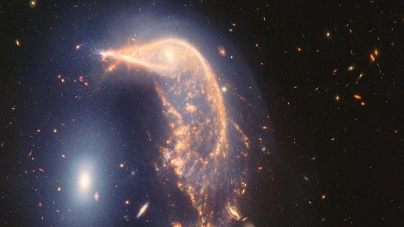 James Webb Space Telescope Shared Images of Entangled Galaxies