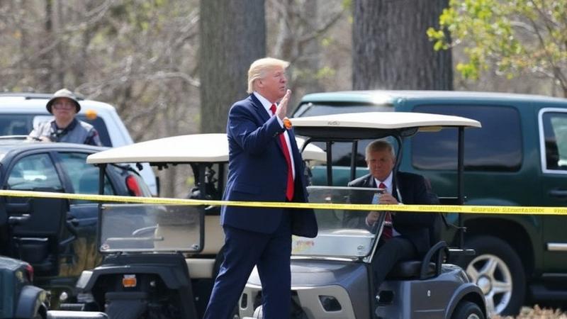 Gunshots Fired In Ex-President Trump's Vicinity At Golf Club In Florida