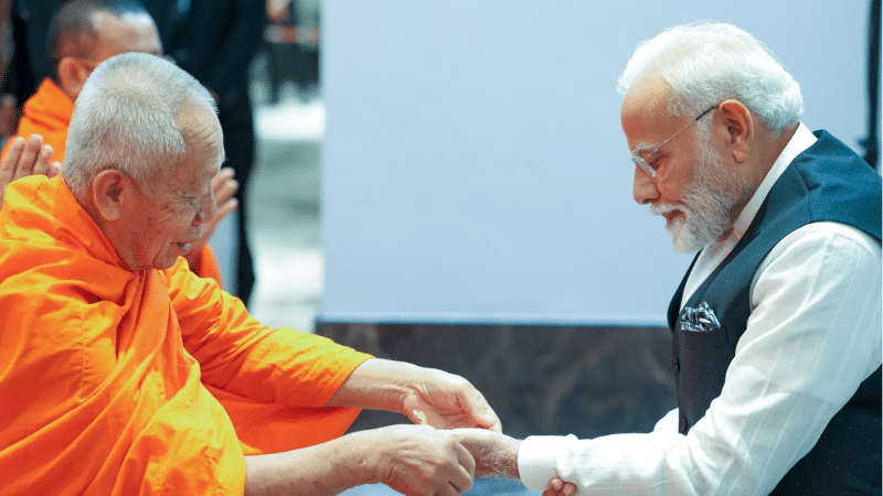 PM Modi Arrives in Laos to Attend East Asia Summits