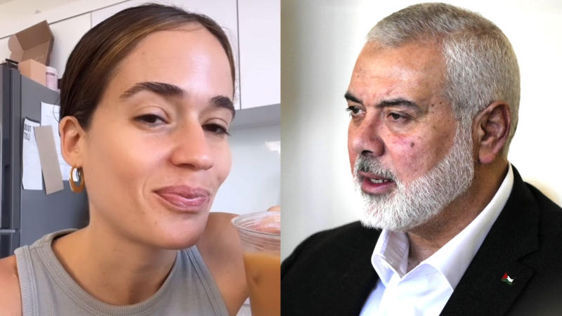 Israeli actress Niv Sultan on Ismail Haniyeh murder